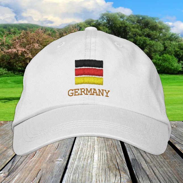 Deutschland & Deutschland Flag Mode / Patrioten Bestickte Baseballkappe (Von Creator hochgeladen)