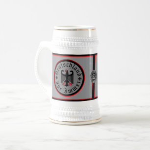 Deutschland/Deutschland Forever/Schwarzer Adler/Ei Bierglas