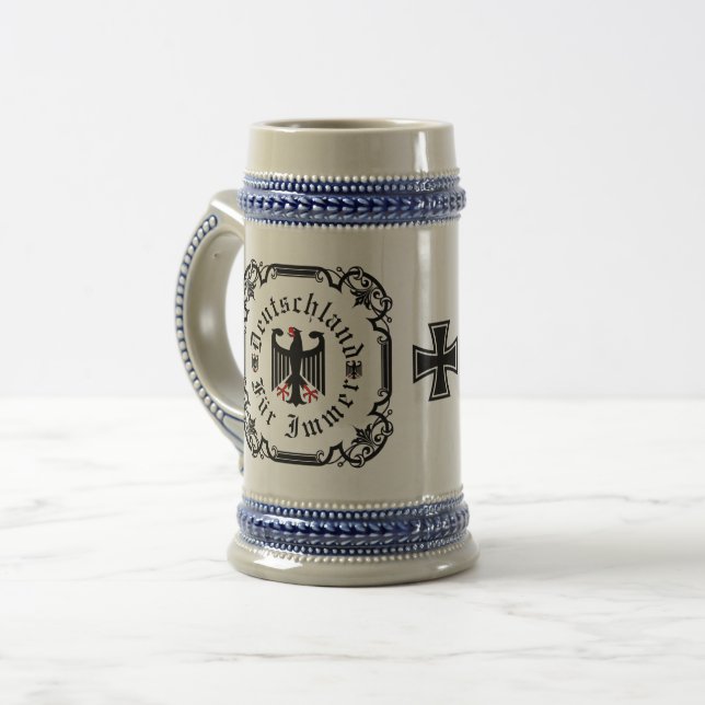 Deutschland/Deutschland Forever/Schwarzer Adler/Ei Bierglas (Vorderseite Links)
