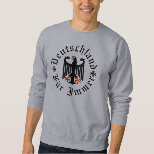 Deutschland/Deutschland Forever/schwarzer Adler/Ei Sweatshirt