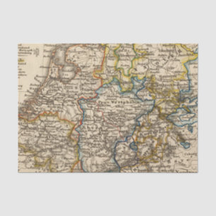 Deutschland, die Niederlande und Belgien Seidenpapier