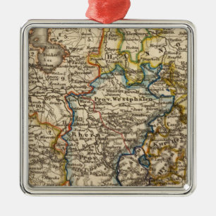 Deutschland, die Niederlande und Belgien Silbernes Ornament