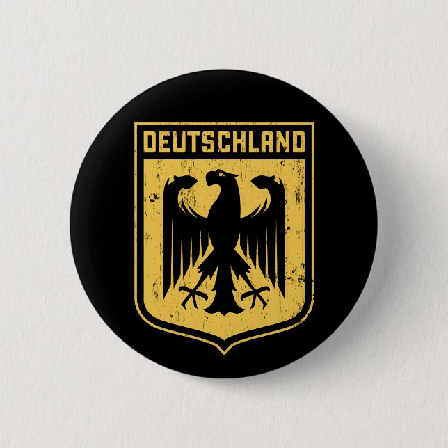 Deutschland Eagle - deutsches Wappen Button (Vorderseite)