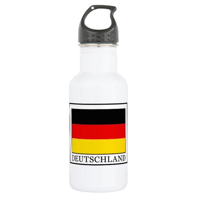 Deutschland Edelstahlflasche (Vorderseite)