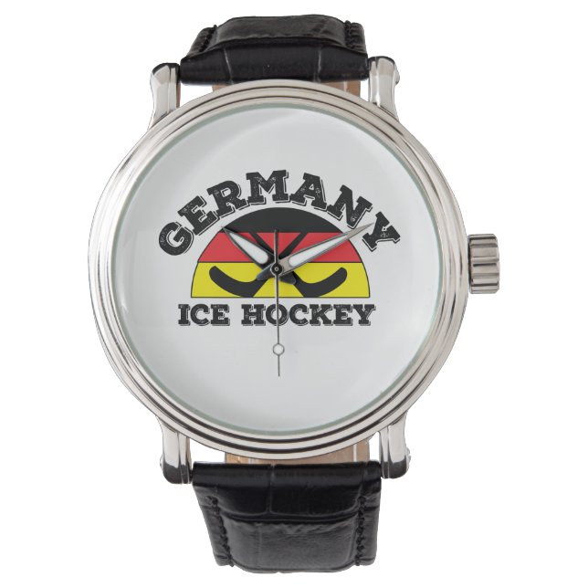 Deutschland Eishockey Armbanduhr (Vorderseite)