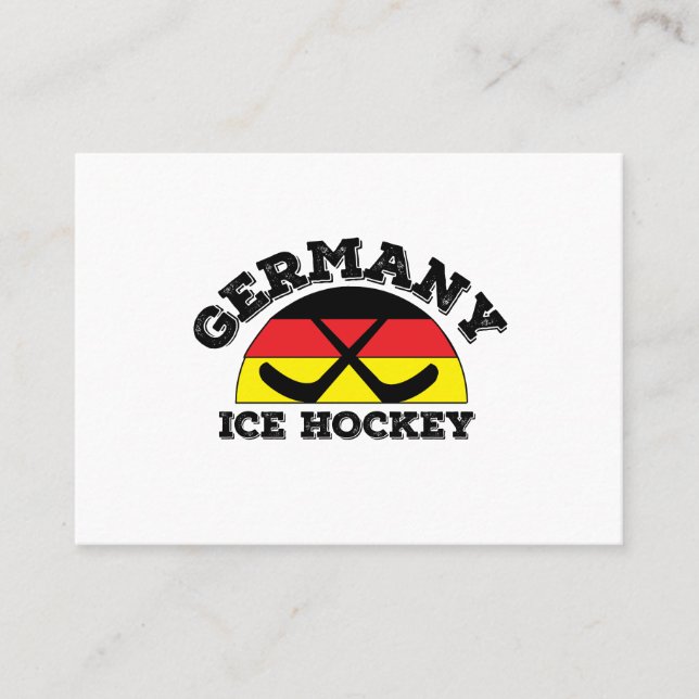 Deutschland Eishockey Visitenkarte (Vorderseite)
