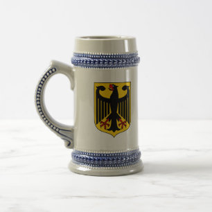 Deutschland-Emblem Bierglas