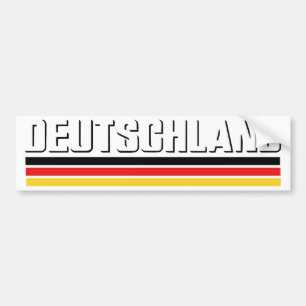 Deutschland-Entwurf! Autoaufkleber
