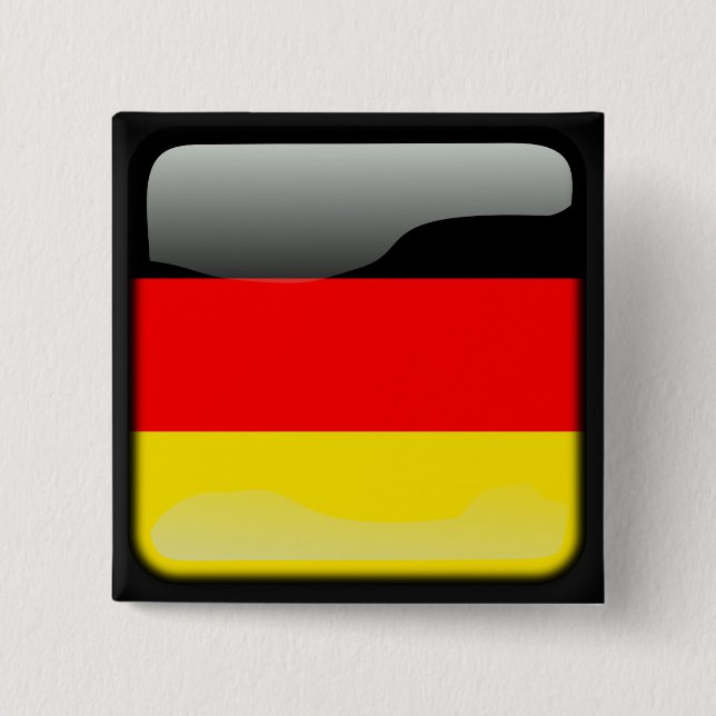 Deutschland-Fahne Button (Vorderseite)