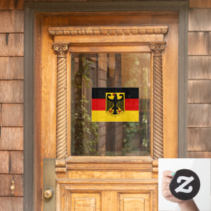 Deutschland Fensterzeichen, Adler, Klammern, deuts Fensteraufkleber
