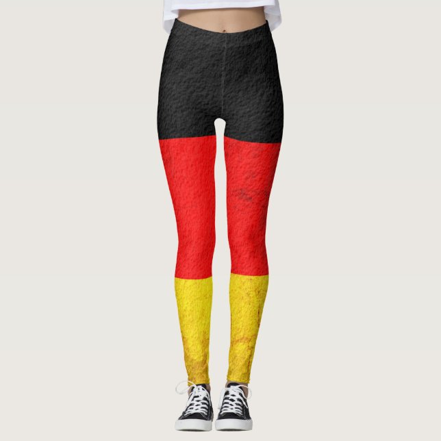 Deutschland Flag #3 Leggings (Vorderseite)