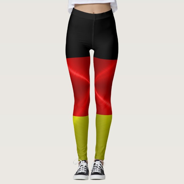 Deutschland Flag #5 Leggings (Vorderseite)