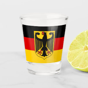Deutschland Flag & Deutschland Land Patriot / spor Schnapsglas