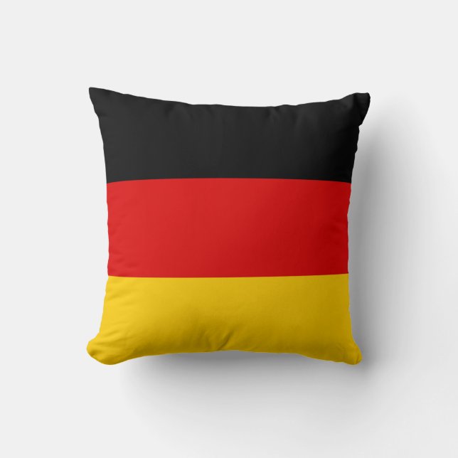 Deutschland Flag Deutschland Patriotisch Deutsch Kissen (Vorderseite)