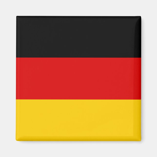 Deutschland Flag Deutschland Patriotisch Deutsch Magnet (Vorne)