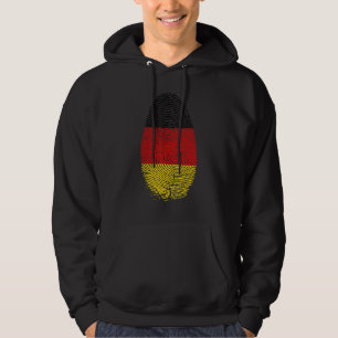 Deutschland Flag Fingerprint ist in meiner DNA für Hoodie