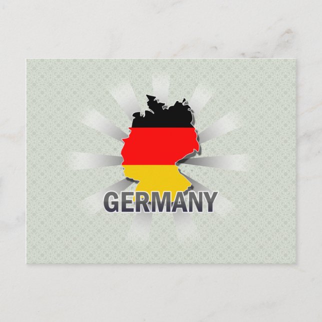 Deutschland Flag Karte 2.0 (Vorderseite)