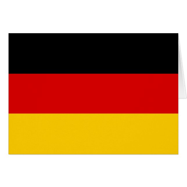 Deutschland-Flagge (Vorderseite (Horizontal))