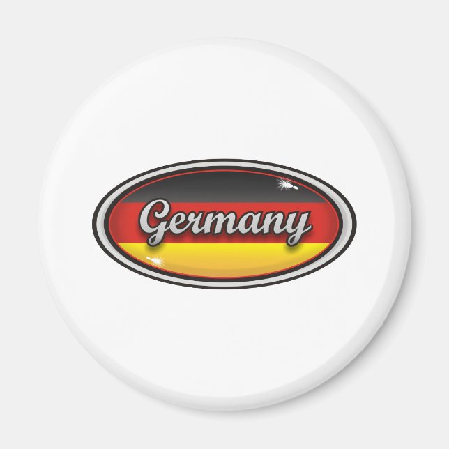 Deutschland - Flagge 1 Magnet (Vorne)