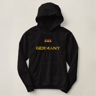 Deutschland-Flagge Bestickter Hoodie
