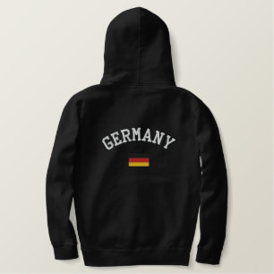 Deutschland-Flagge Bestickter Hoodie