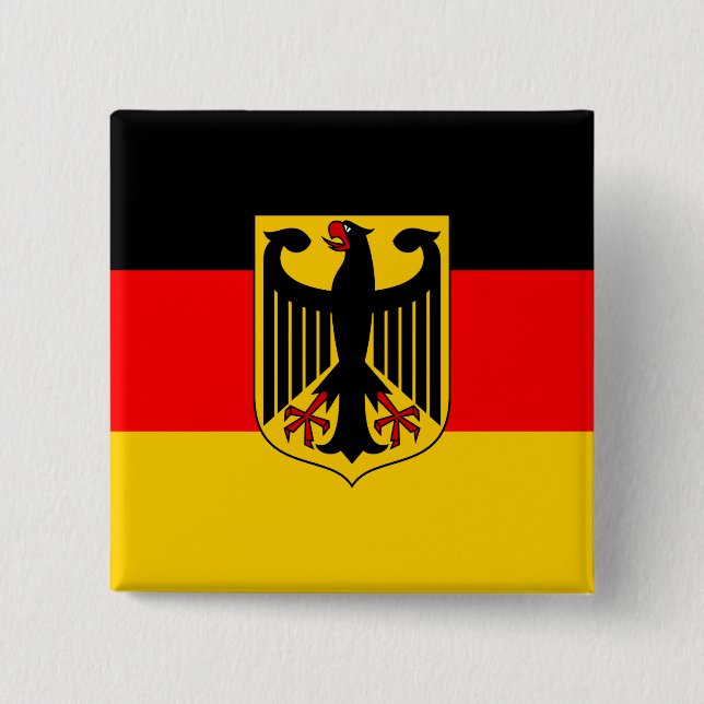 Deutschland-Flagge Button (Vorderseite)