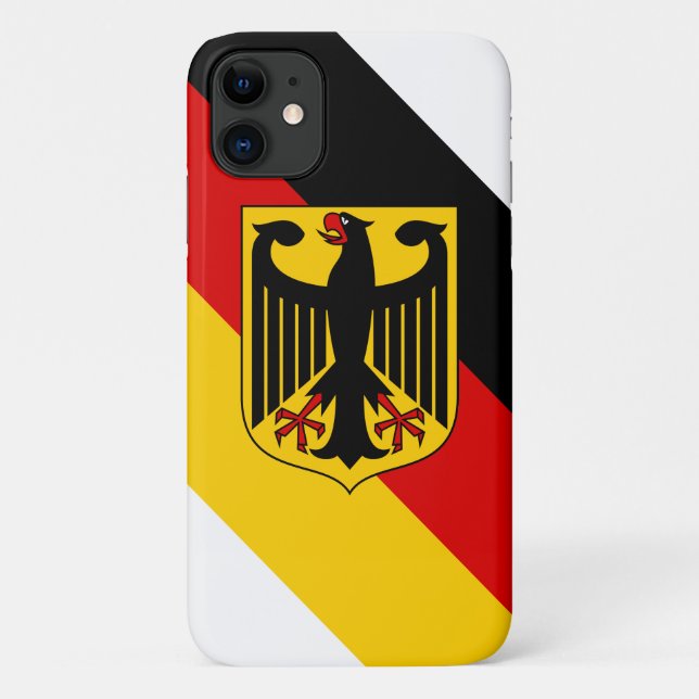 Deutschland-Flagge Case-Mate iPhone Hülle (Rückseite)