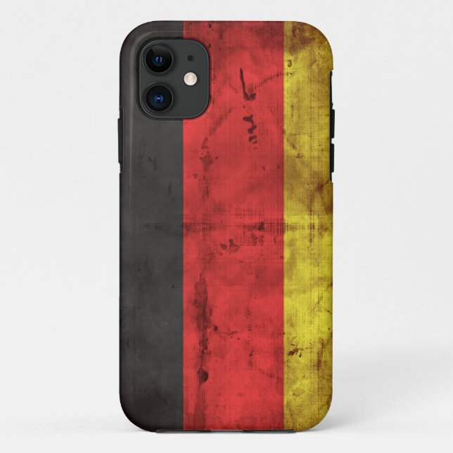 Deutschland Flagge Case-Mate iPhone Hülle (Rückseite)