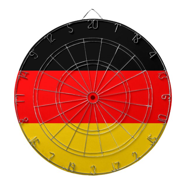 Deutschland-Flagge Dartscheibe (vorne)