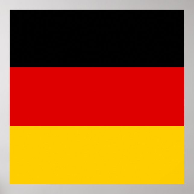 Deutschland-Flagge - Deutschland Poster (Vorne)