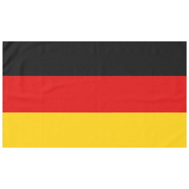 Deutschland-Flagge - Deutschland Tischdecke (Vorderseite (Horizontal))
