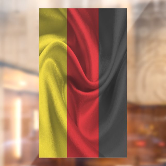 Deutschland-Flagge Fensteraufkleber (Blatt 2)