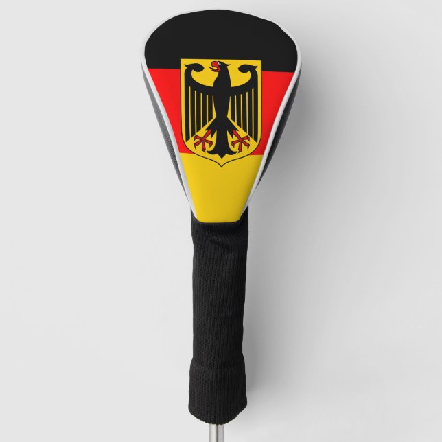 Deutschland-Flagge Golf Headcover (Vorderseite)