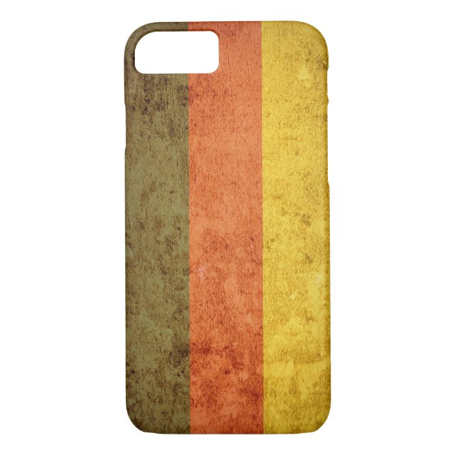 Deutschland-Flagge - Grunge Case-Mate iPhone Hülle (Rückseite)