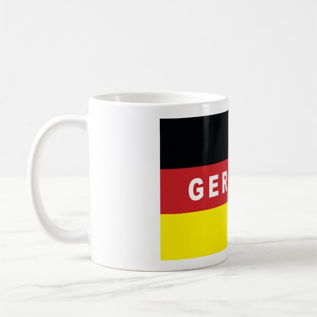 Deutschland Flagge  Kaffeetasse (Links)