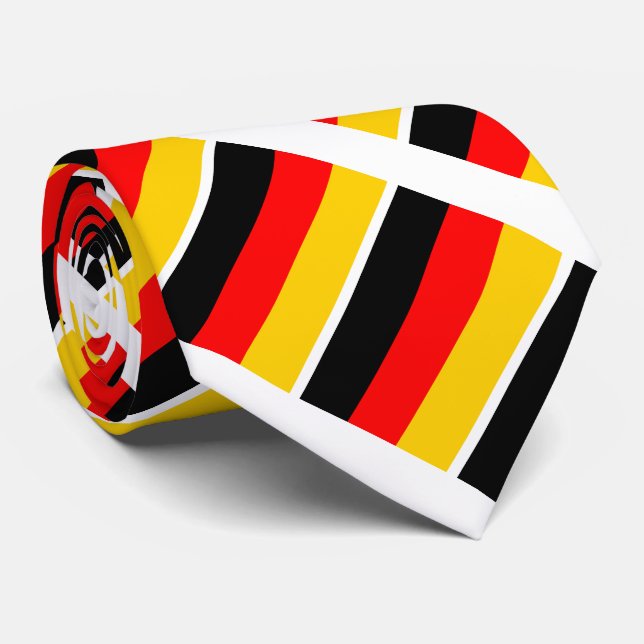 Deutschland-Flagge Krawatte (Gerollt)