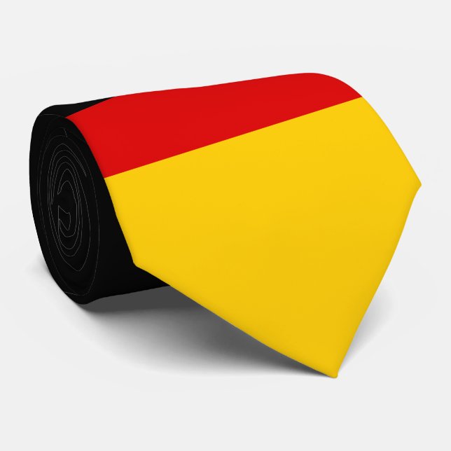 Deutschland-Flagge Krawatte (Gerollt)