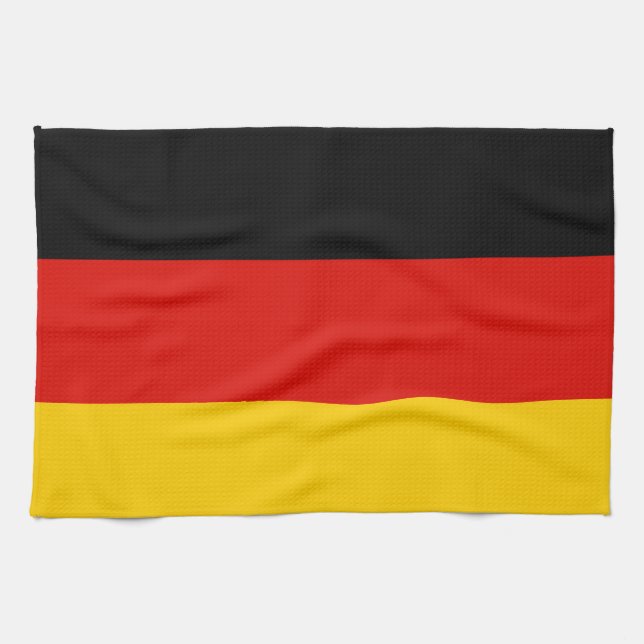 Deutschland-Flagge Küchentuch (Horizontal)