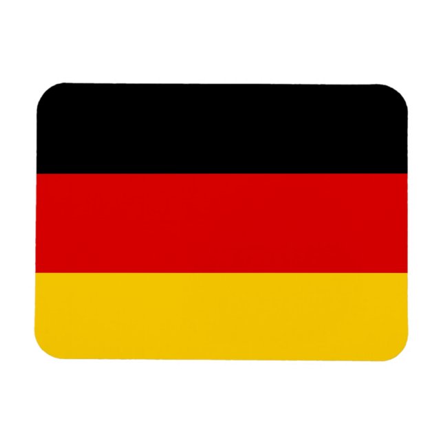 Deutschland-Flagge Magnet (Horizontal)