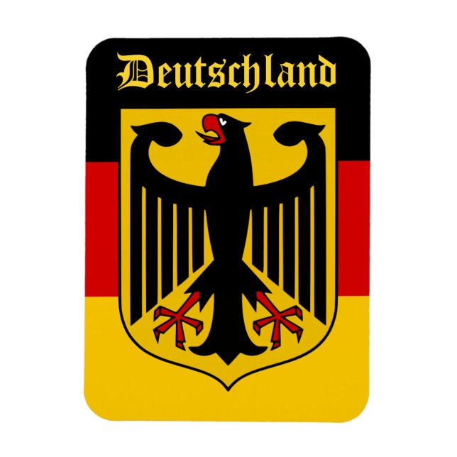 Deutschland-Flagge Magnet (Vertikal)