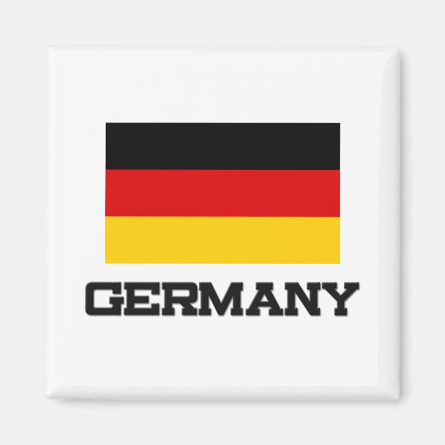 Deutschland-Flagge Magnet (Vorne)