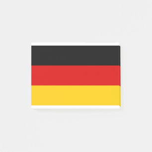 Deutschland-Flagge Post-it Klebezettel