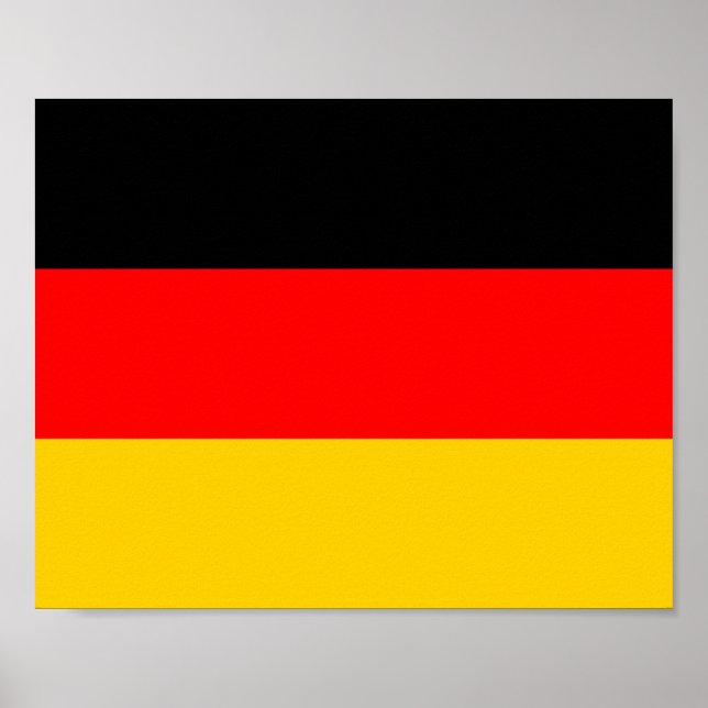 Deutschland-Flagge Poster (Vorne)