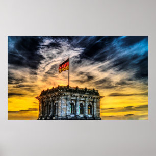 Deutschland-Flagge Poster