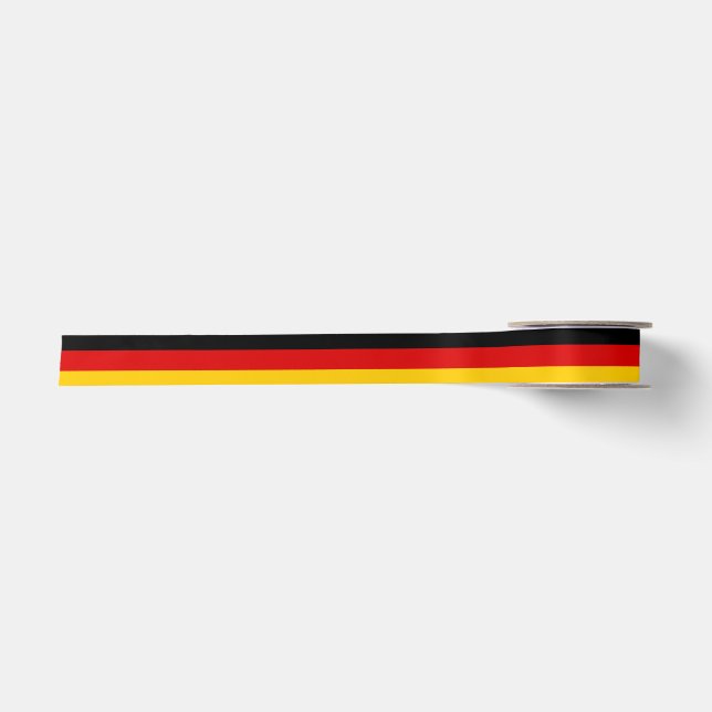 Deutschland-Flagge Satinband (Vorderseite)
