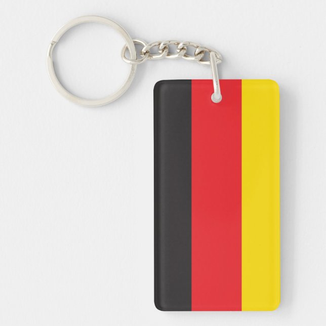 DEUTSCHLAND-FLAGGE SCHLÜSSELANHÄNGER (Vorderseite)