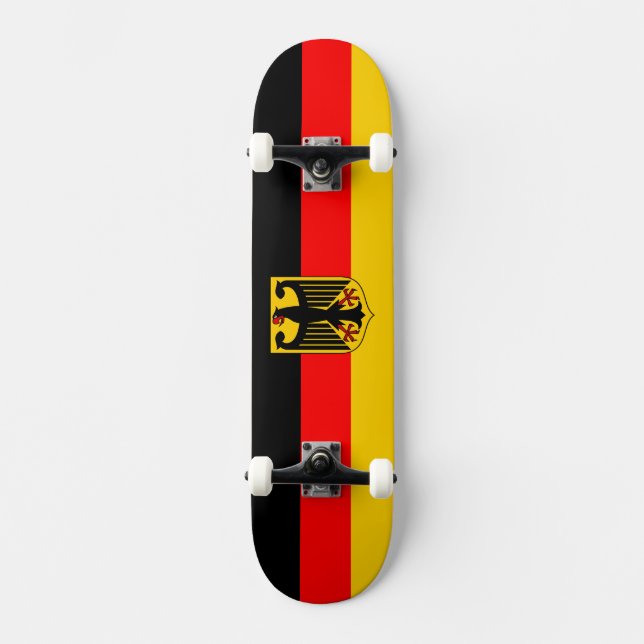 Deutschland-Flagge Skateboard (Vorderseite)
