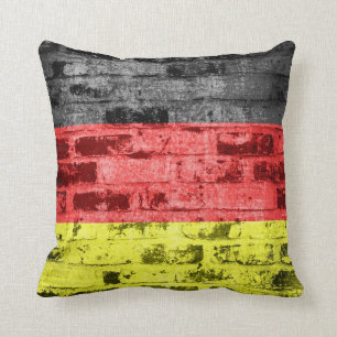 Deutschland-Flagge Vintag Kissen