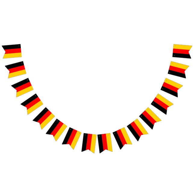 Deutschland-Flagge Wimpelkette (Alle)