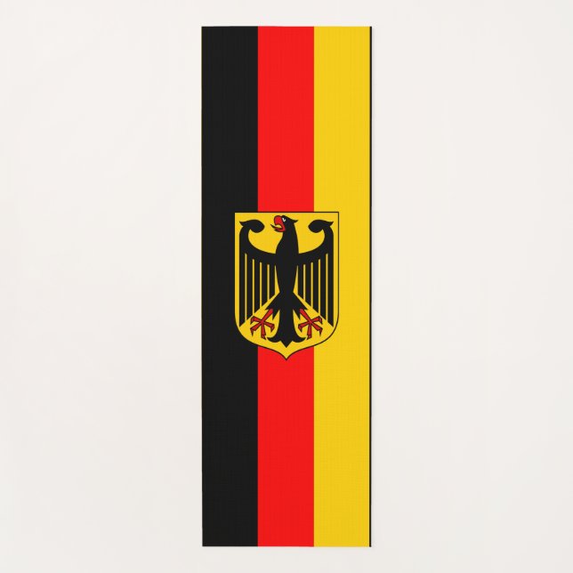 Deutschland-Flagge Yogamatte (Vorderseite)